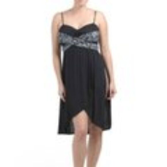 B12....Free People Bare Knit Dress Navy Blue - Picture 1 of 6
